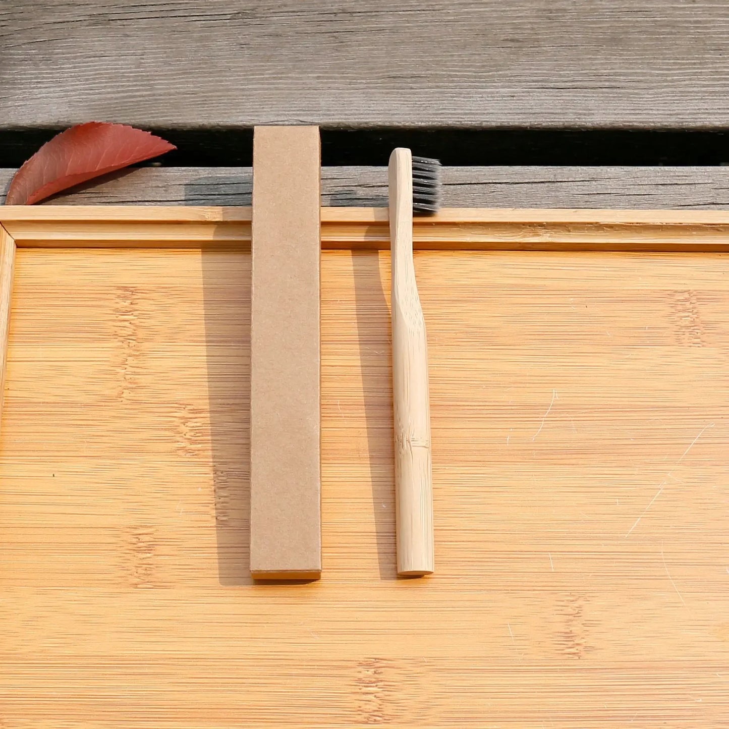 bamboo round individual toothbrush